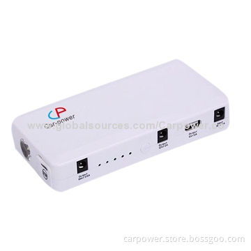 12,000mAh mini jump starters, jump start 12V vehicle, fit for mobile, iPad, laptop, digital devices